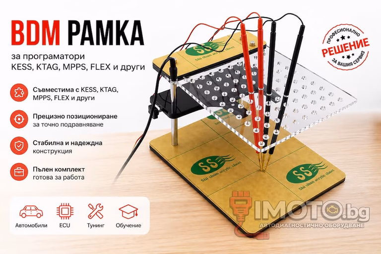 KESS V2 + KTAG EU комплект за чип тунинг - BDM Рамка / BDM Frame за програматори KESS, KTAG, MPPS, FLEX…
