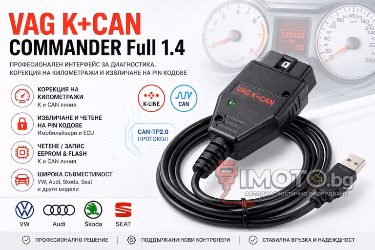 VAG K+CAN Commander 1.4 - VAG K+CAN COMMANDER Full 1.4 Автодиагностика/Интерфейс