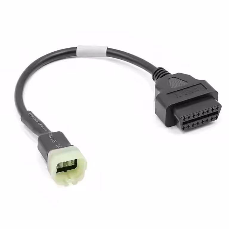 OBD2 към 6PIN Адаптерен Кабел за Мотоциклети Kawasaki - OBD2 към 6PIN Адаптерен Кабел за Мотоциклети Kawasaki