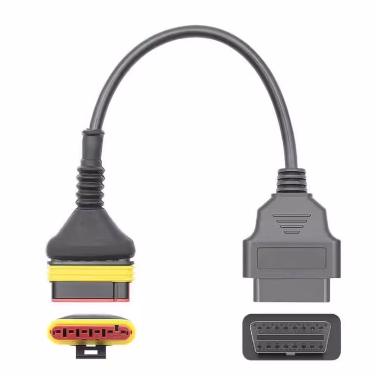 6PIN към 16PIN OBD2 Адаптер Кабел за Мотоциклети Benelli - 6PIN към 16PIN OBD2 Адаптер Кабел за Мотоциклети Benelli