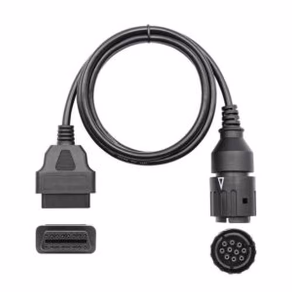 OBD2 10-Pin към 16-Pin Адаптер за BMW Мотоциклети... - OBD2 10-Pin към 16-Pin Адаптер за BMW Мотоциклети - Диагностичен Кабел за BMW