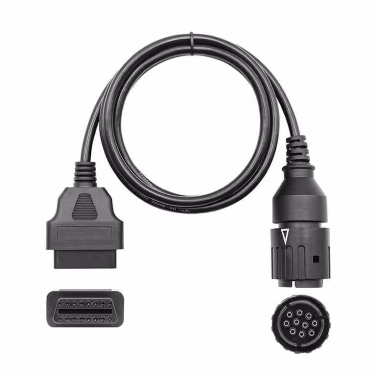 OBD2 10-Pin към 16-Pin Адаптер за BMW Мотоциклети... - OBD2 10-Pin към 16-Pin Адаптер за BMW Мотоциклети - Диагностичен Кабел за BMW