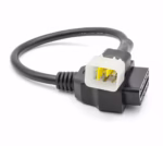 6PIN към 16PIN OBD2 адаптер за Delphi - 6PIN към 16PIN OBD2 Диагностичен Адаптер Кабел за Мотоциклети - Съвместим с Delphi
