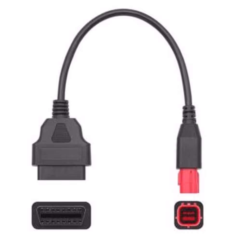 6PIN OBD2 Кабел за Honda Мотоциклети - Диагностичен... - 6PIN OBD2 Кабел за Honda Мотоциклети - Диагностичен Адаптер