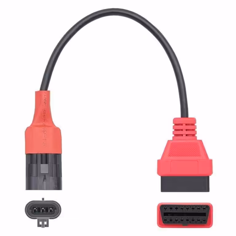 OBD2 3PIN към 16PIN Адаптерен Кабел за SYM Мотори - OBD2 3PIN към 16PIN Адаптерен Кабел за SYM Мотори
