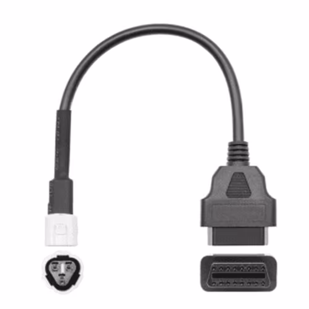 3-Pin към OBD2 16-Pin Адаптер за Yamaha Мотоциклети - 3-Pin към OBD2 16-Pin Адаптер за Yamaha Мотоциклети