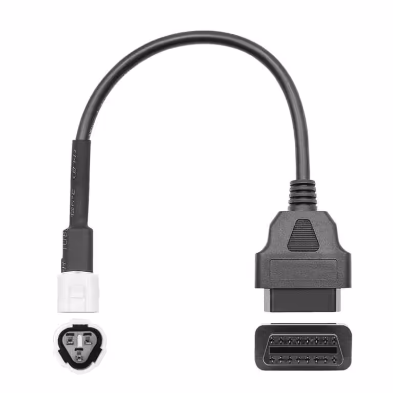 3-Pin към OBD2 16-Pin Адаптер за Yamaha Мотоциклети - 3-Pin към OBD2 16-Pin Адаптер за Yamaha Мотоциклети