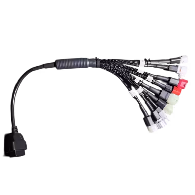 OBD2 1 към 9 мулти мотоциклетен диагностичен кабел - OBD2 1 към 9 мулти мотоциклетен диагностичен кабел
